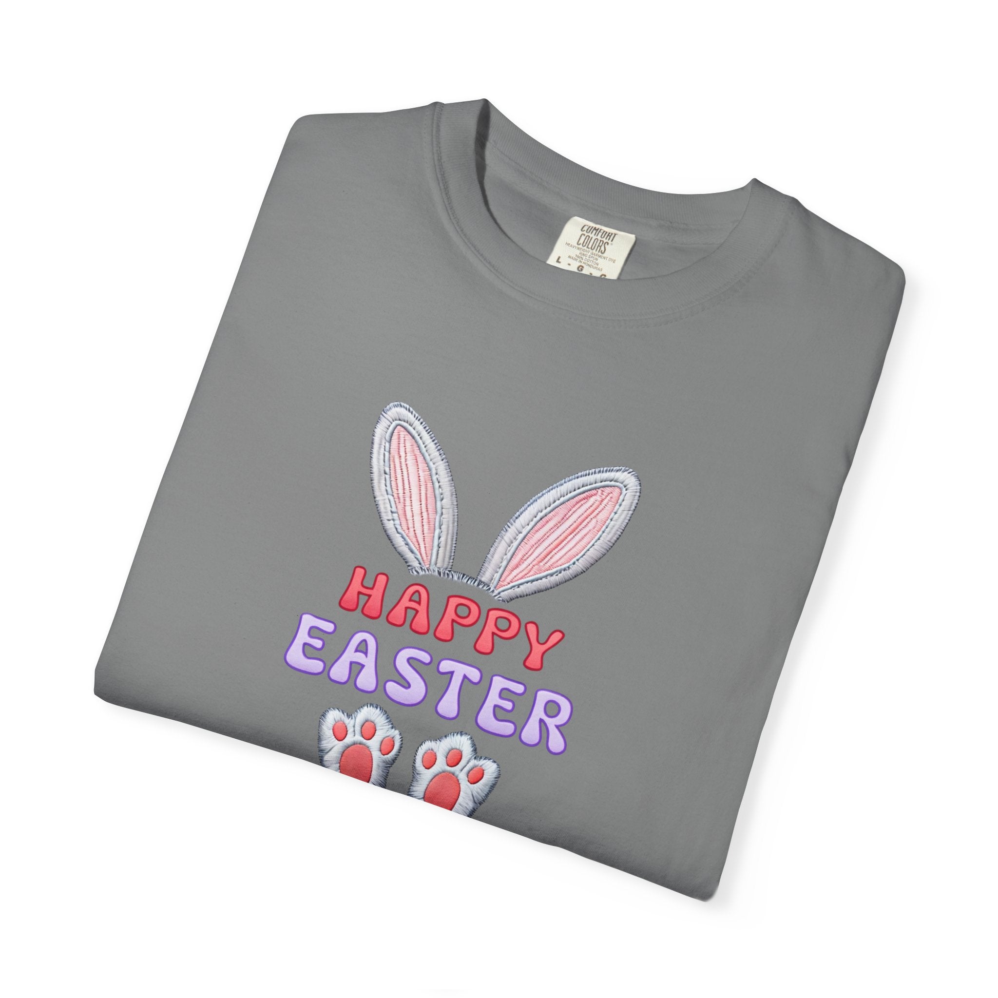 Happy Easter Bunny Ears T-Shirt — Cute Pastel Holiday Tee