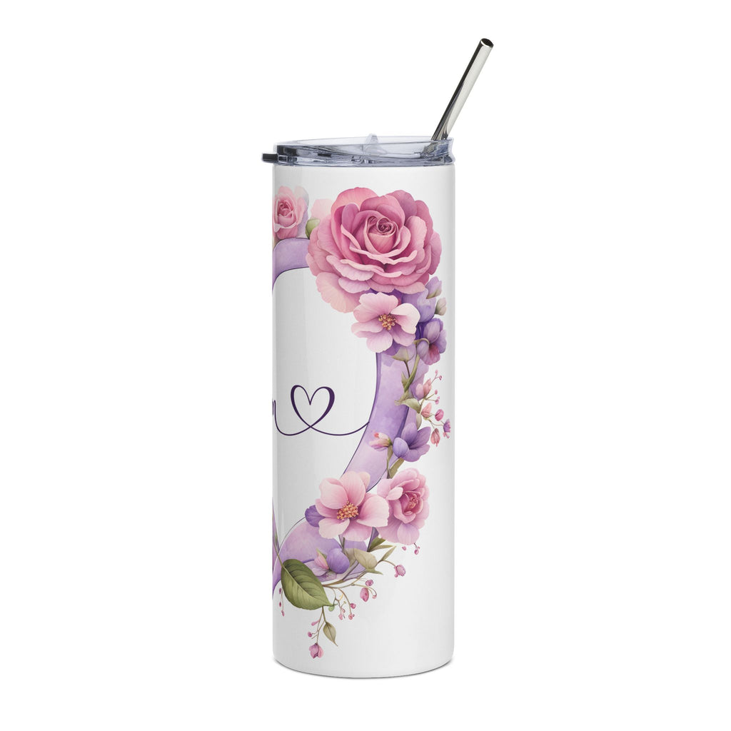 Mothers Day  Butterfly & Rose 20oz Stainless Tumbler