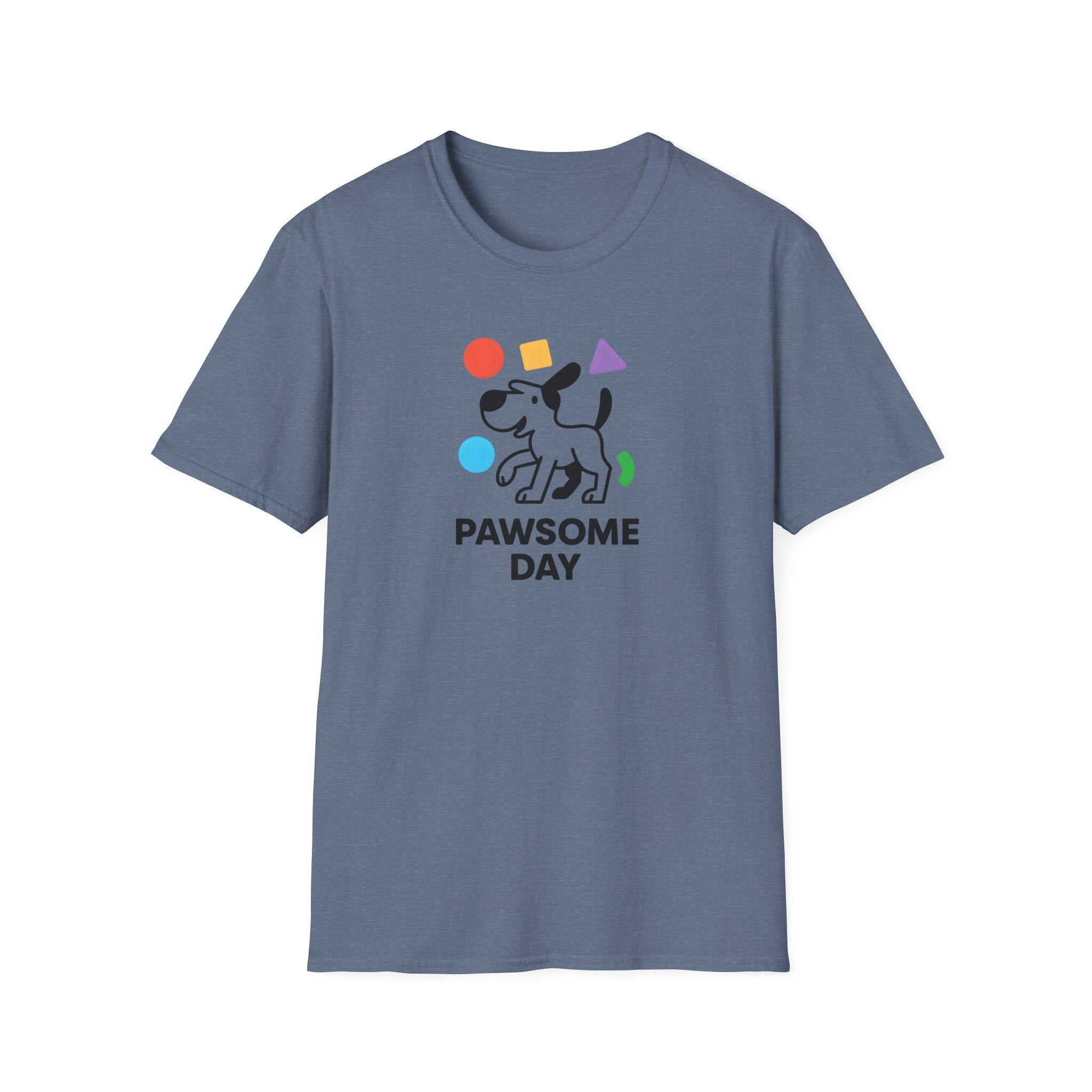 Pawsome Day Dog T‑Shirt – Cute Paw Print Graphic Tee for Dog Lovers