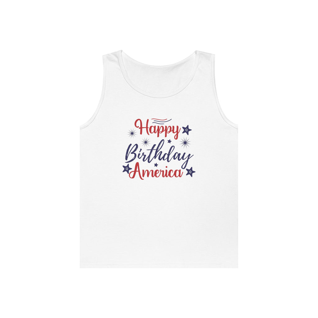Patriotic "Happy Birthday America" Tank