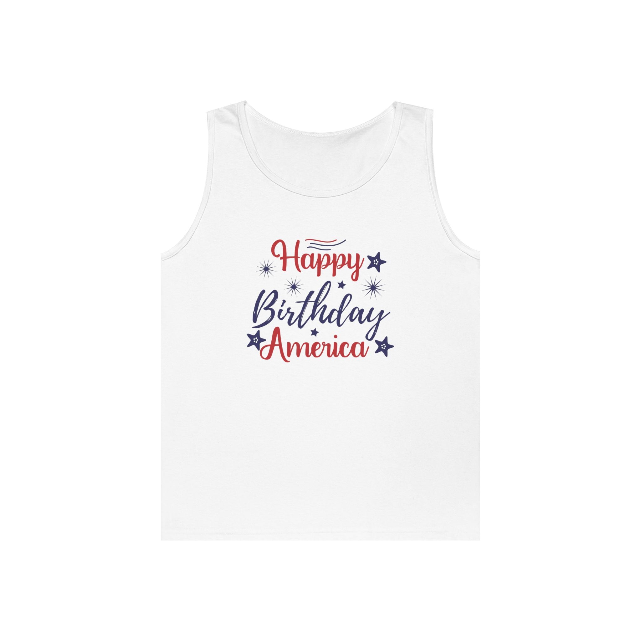 Patriotic "Happy Birthday America" Tank