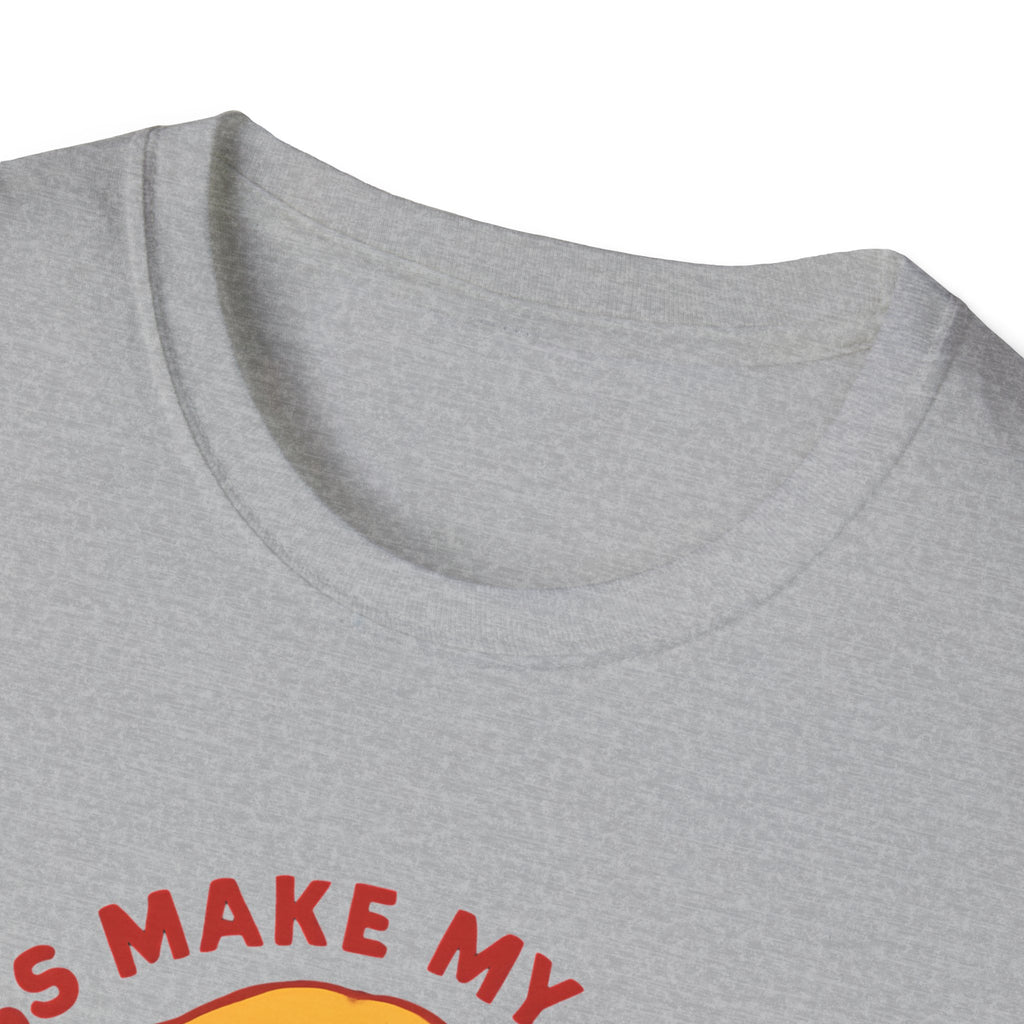 Dogs Make My Heart Pawsitive T-Shirt — Cute Dog Lover Graphic Tee