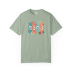 Mama Floral Tee — Retro Block Letter Mother's Day T-Shirt