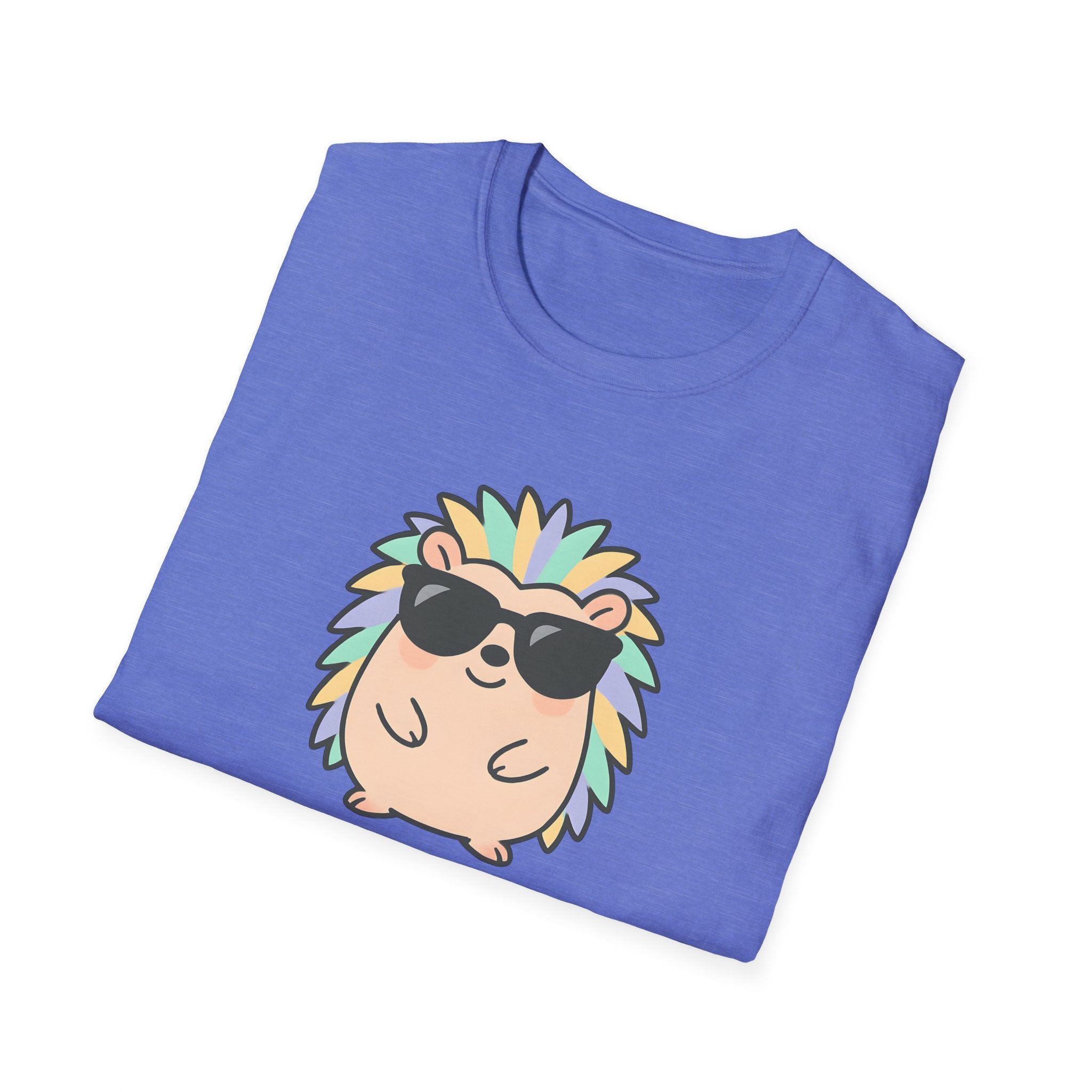 Feeling Sharp Hedgehog T-Shirt — Cute Sunglasses Prickly Cartoon Tee