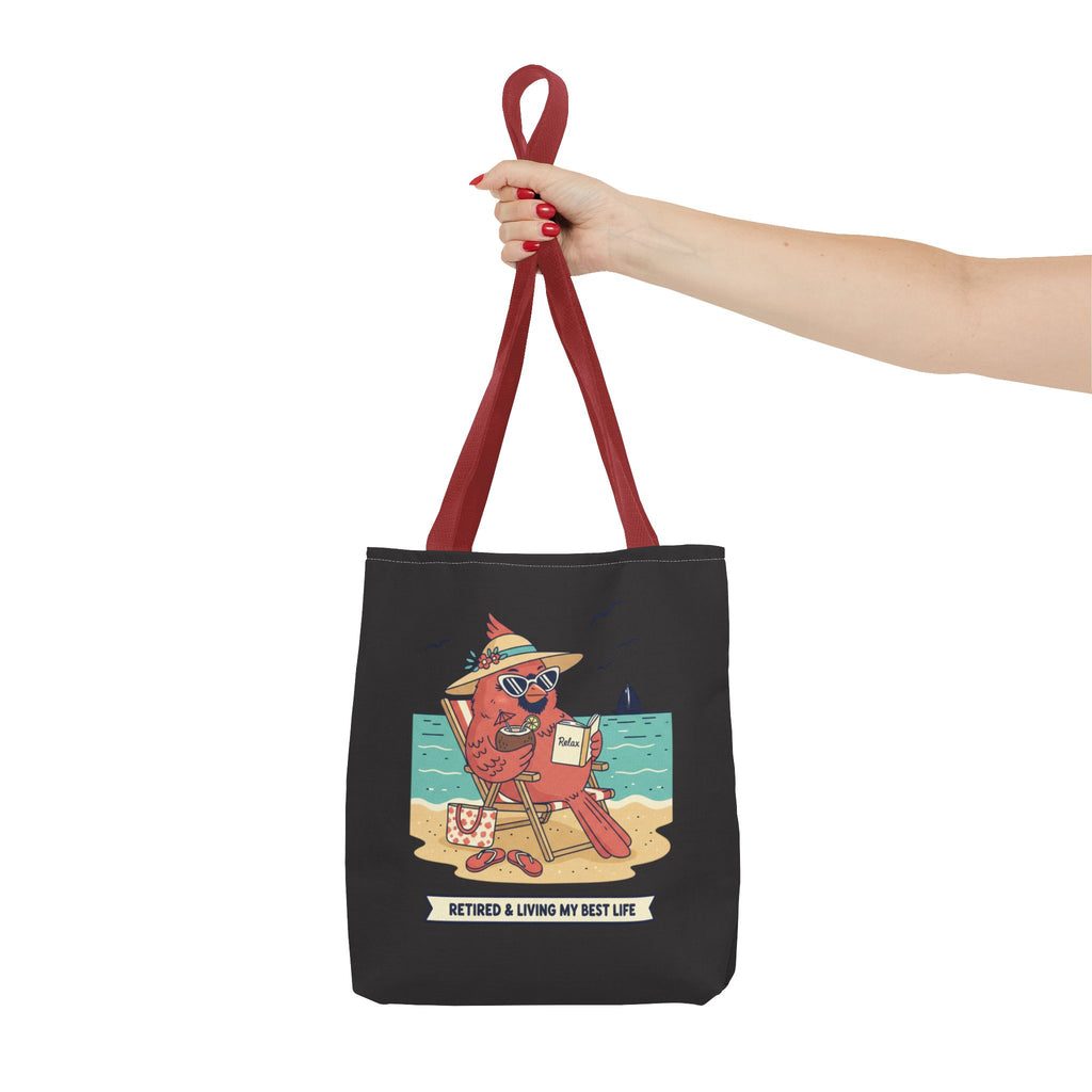 Retired and Living My Best Life Tote Bag
