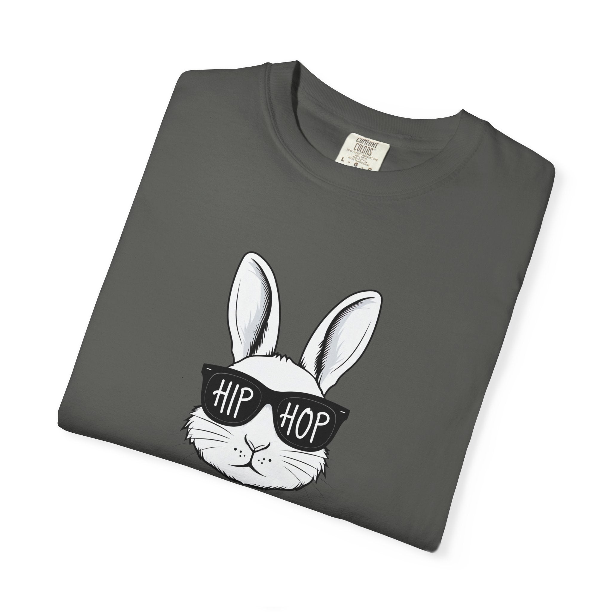 Hip Hop Bunny T-Shirt — Cute Rabbit with Sunglasses Graphic Tee