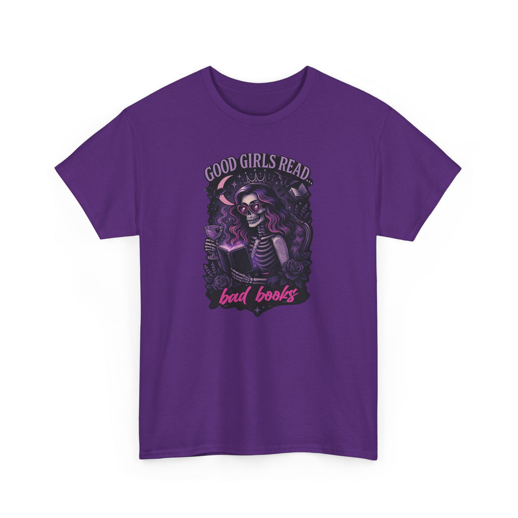 "Good Girls Read Bad Books" Gothic Book Lover T-Shirt