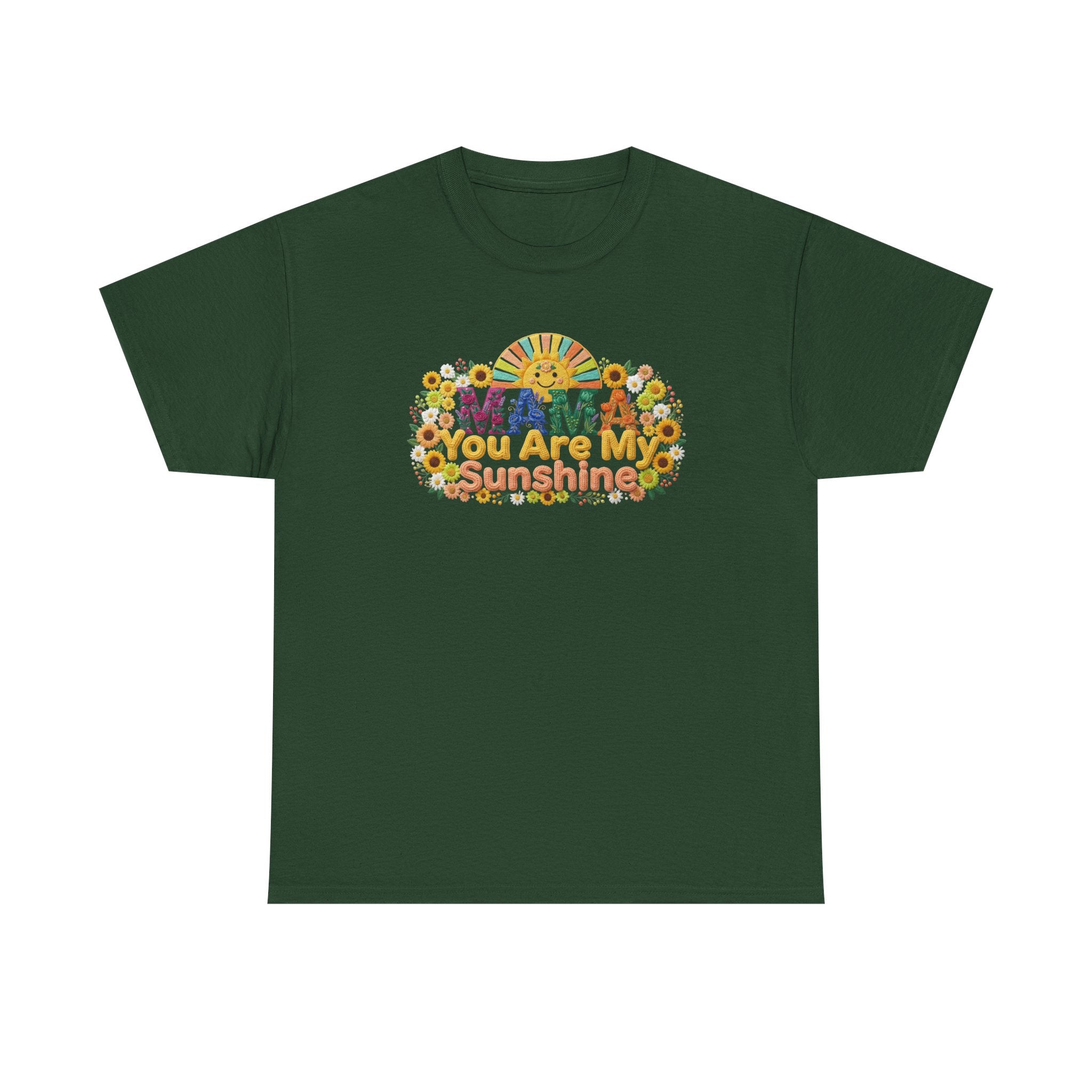 Mama You Are My Sunshine T-Shirt — Floral Retro Mother's Day Tee