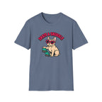 Skate & Snuggle French Bulldog T-Shirt — Cute Skateboard Dog Graphic Tee