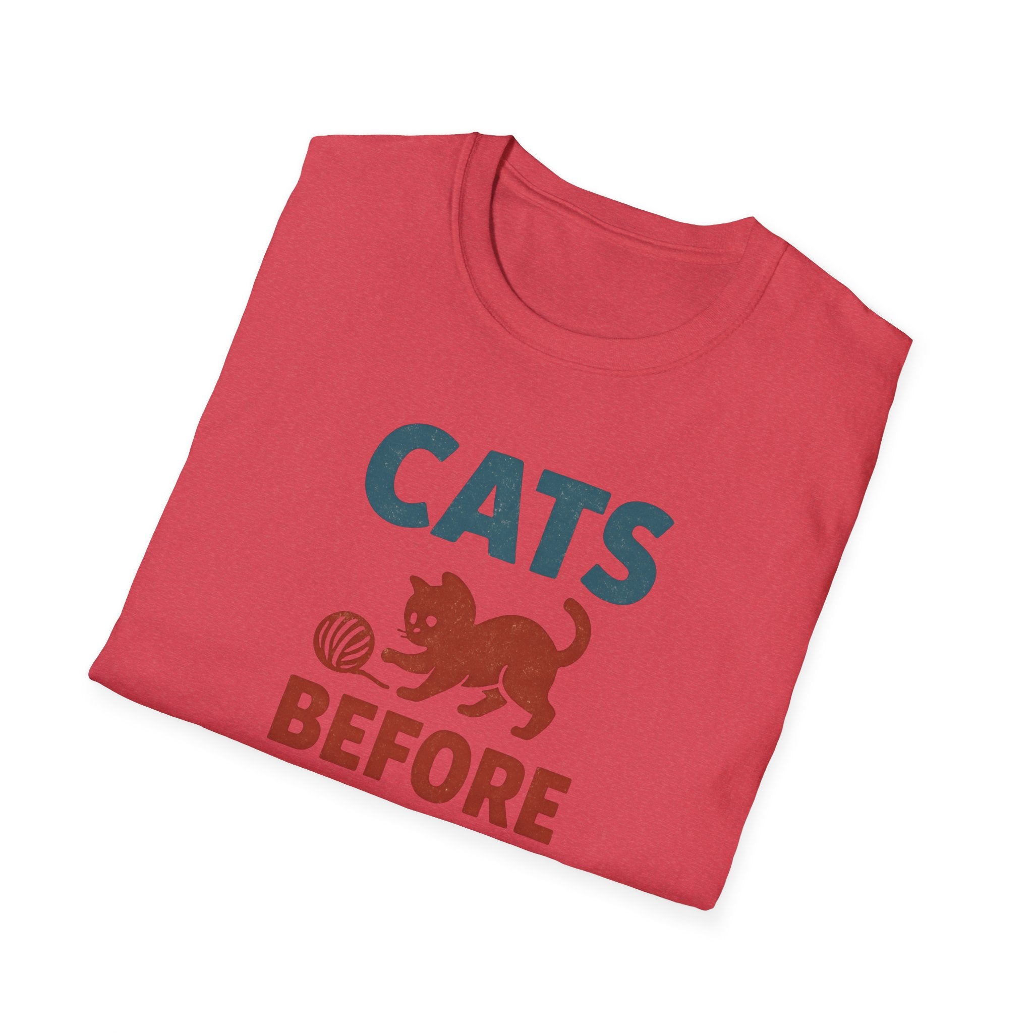 Cats Before People T-Shirt — Funny Retro Cat Lover Tee