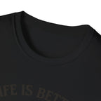 Life Is Better With a Cat T-Shirt — Vintage Tabby Cat Tee for Cat Lovers