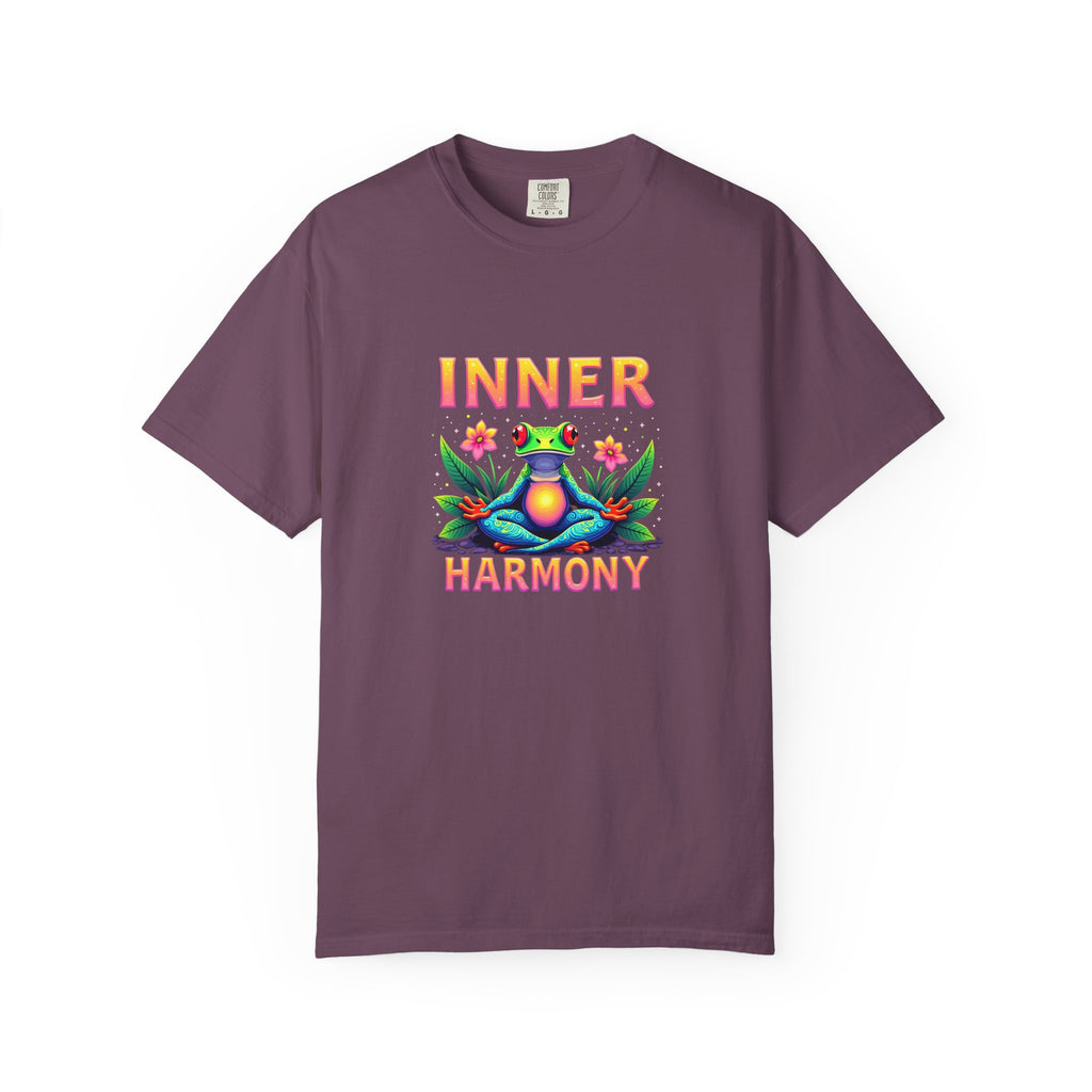 Inner Harmony Frog T-Shirt – Meditation Yoga Graphic Tee