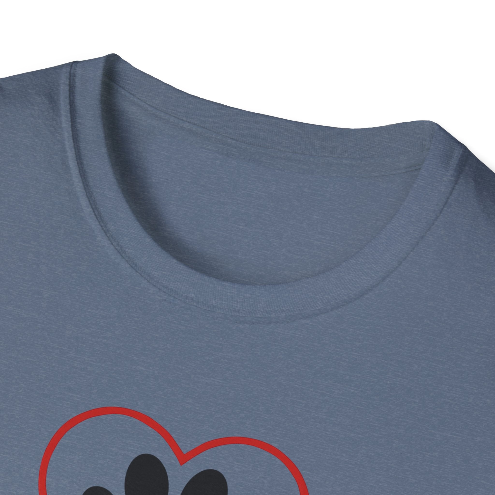 Dog Lover T-Shirt — “The Best Things in Life Are Furry” Paw Heart Tee
