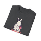 Morning Hopper Bunny T-Shirt — Cute Coffee Rabbit Tee