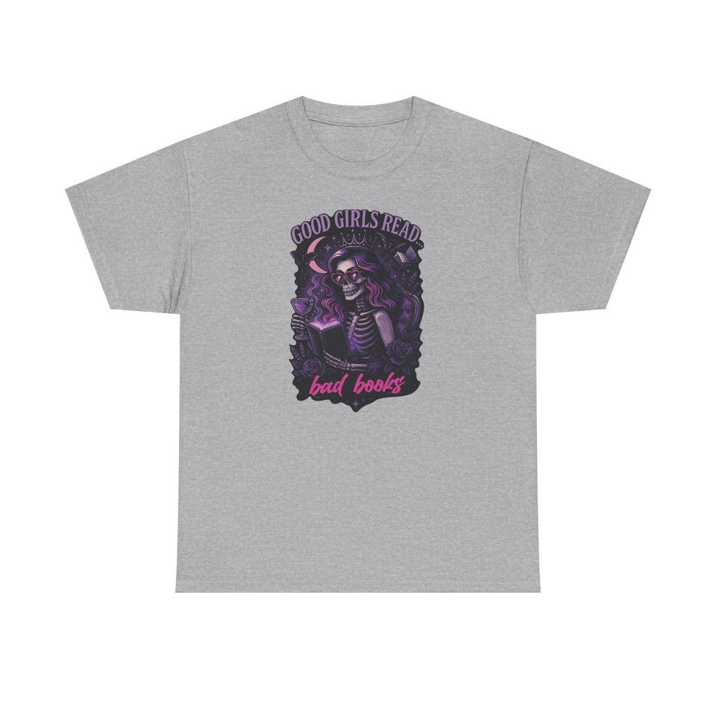 "Good Girls Read Bad Books" Gothic Book Lover T-Shirt