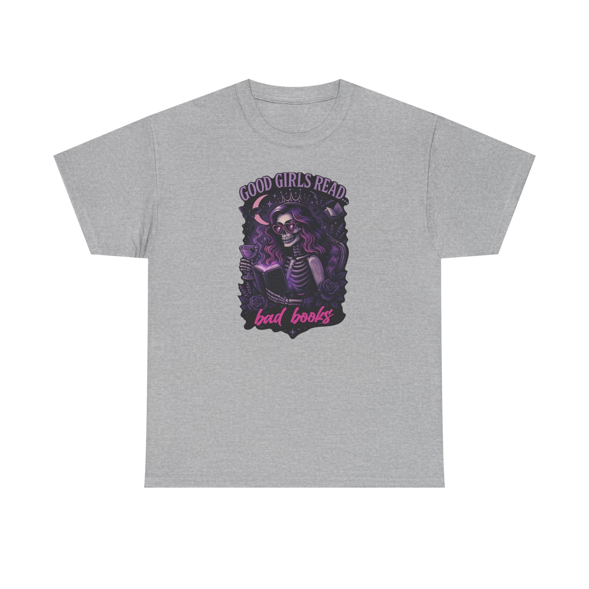"Good Girls Read Bad Books" Gothic Book Lover T-Shirt