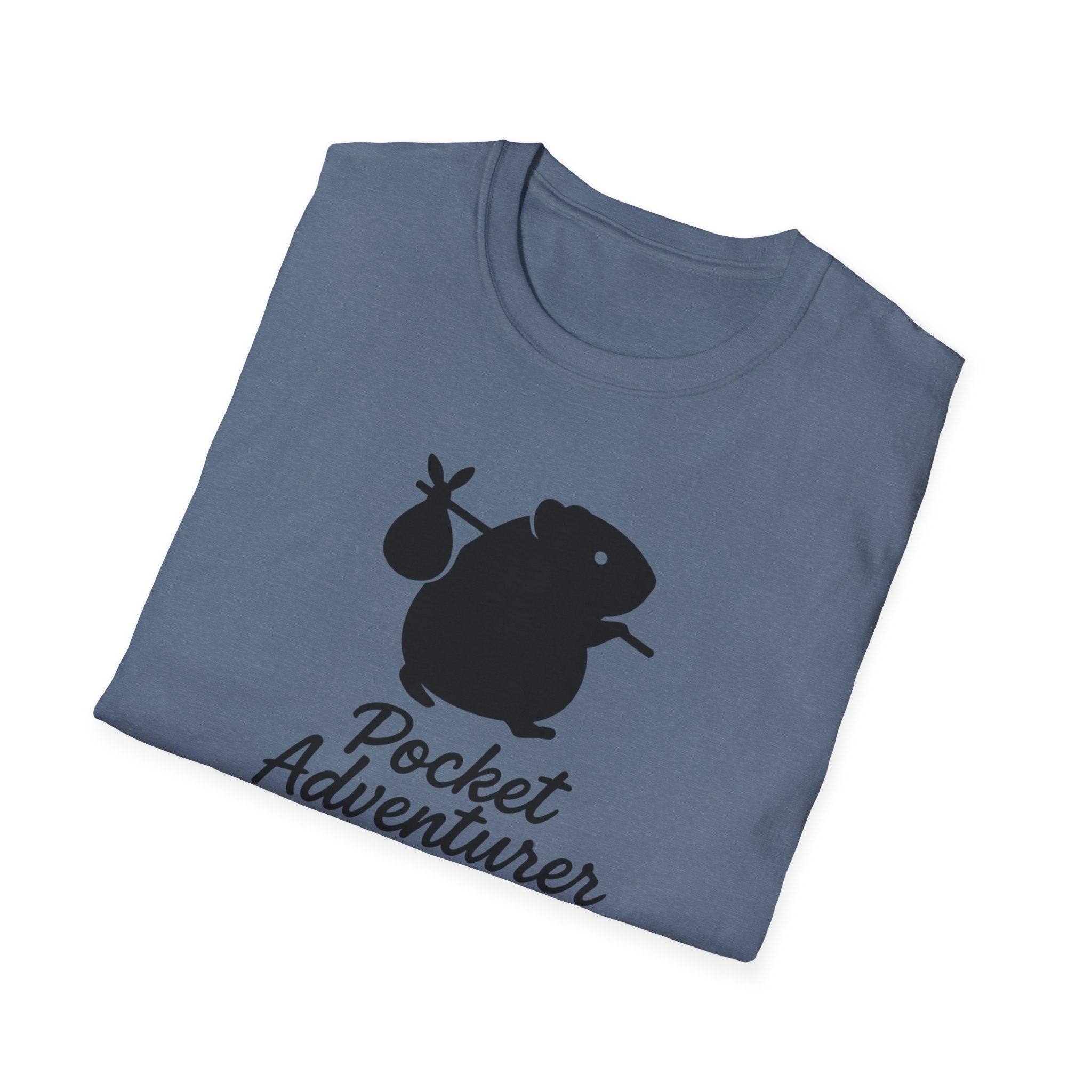 Pocket Adventurer T-Shirt — Cute Hiking Mouse Graphic Tee