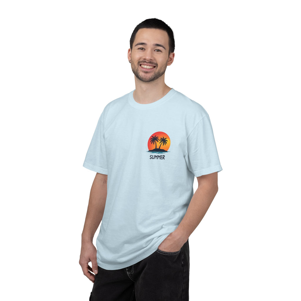 Summer Palm T-Shirt — Sunset Graphic Tee