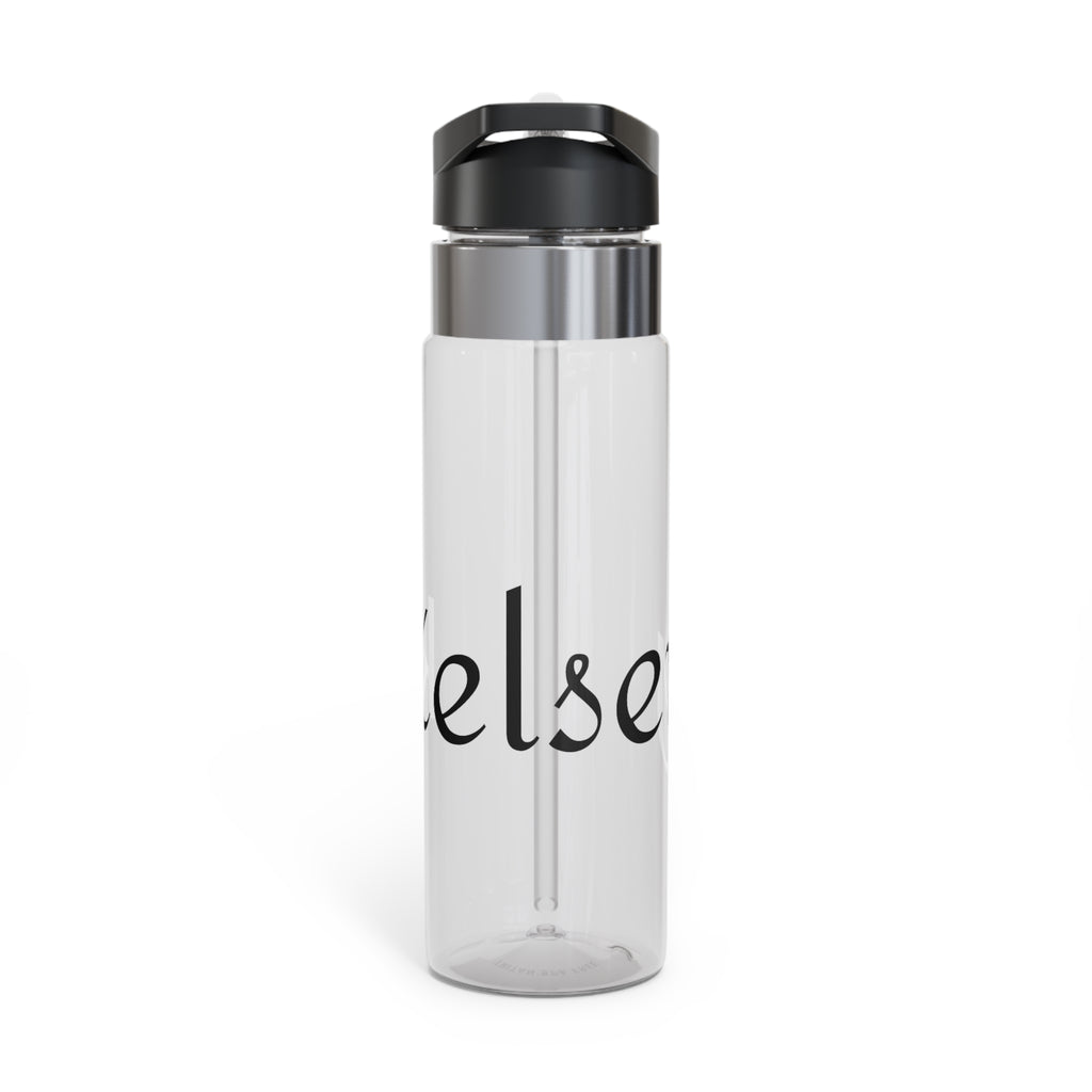 Personalized Script Name Sport Bottle — 20oz Clear Tritan Water Bottle