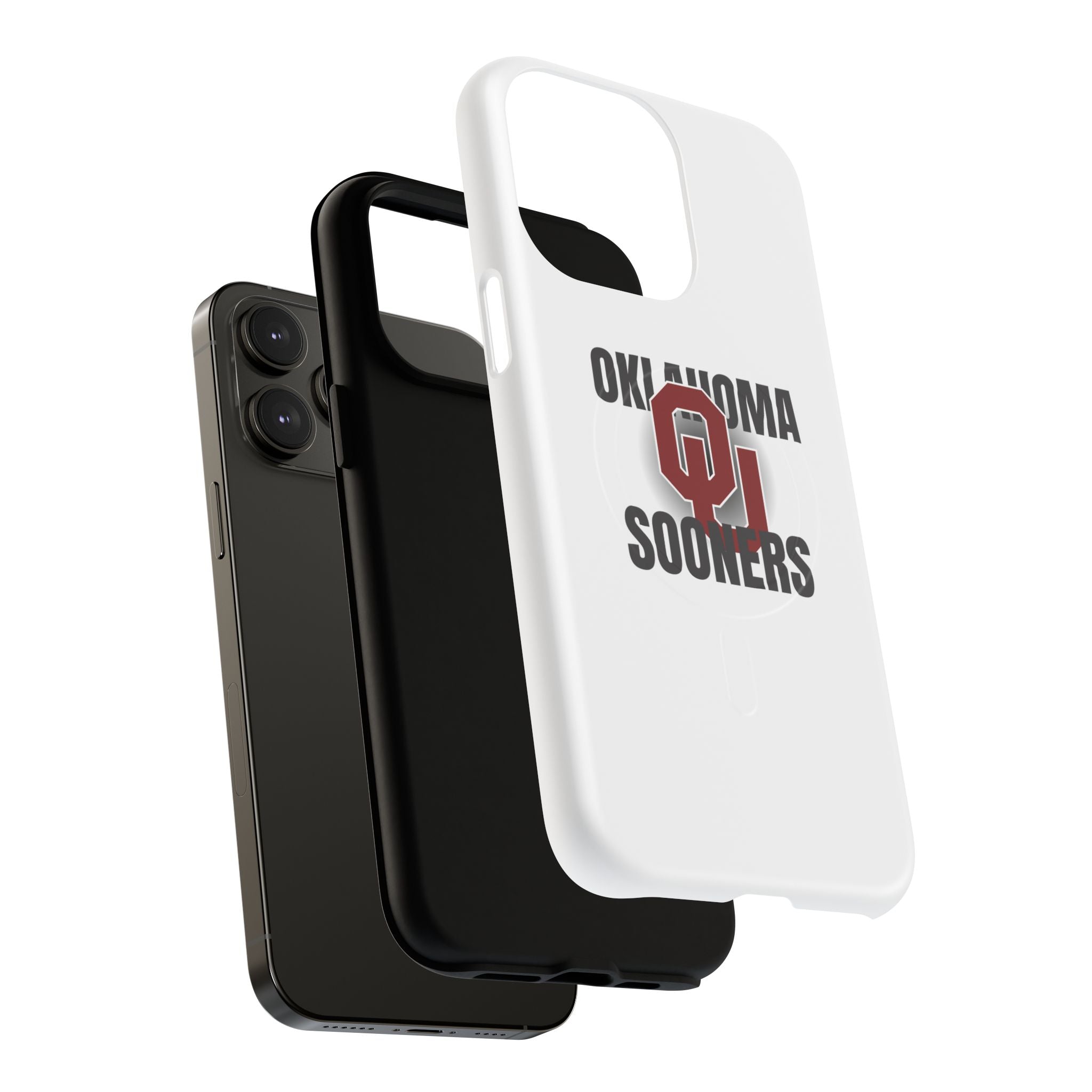 Oklahoma Sooners Tough Magnetic Phone Case — Durable Magnetic Snap-On College iPhone Cover
