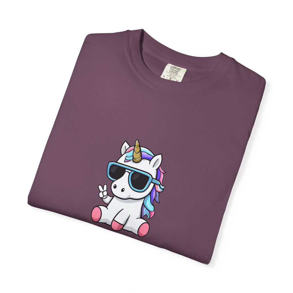 Unicorn Chill T-Shirt — Cute Sunglasses Unicorn Graphic Tee
