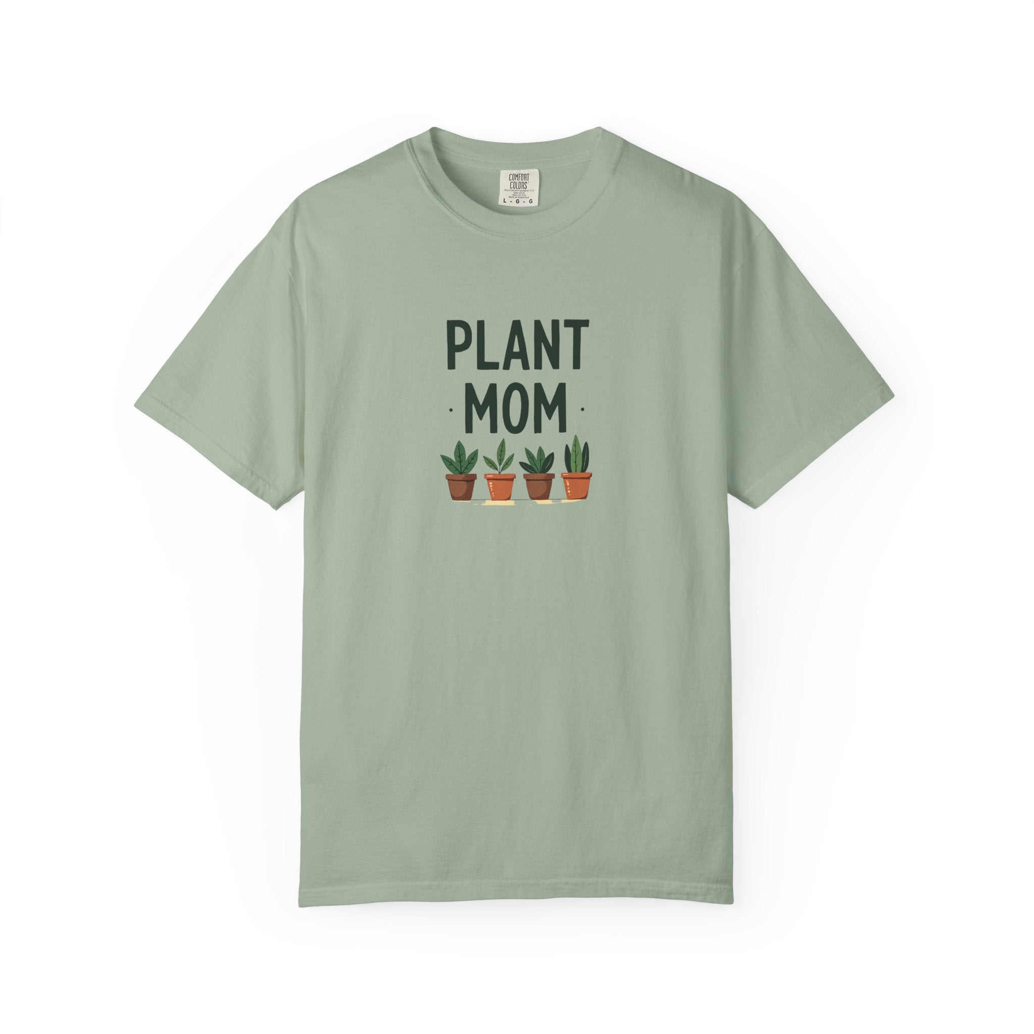 Plant Mom T-Shirt — Cute Potted Plants Graphic Tee for Plant Lovers