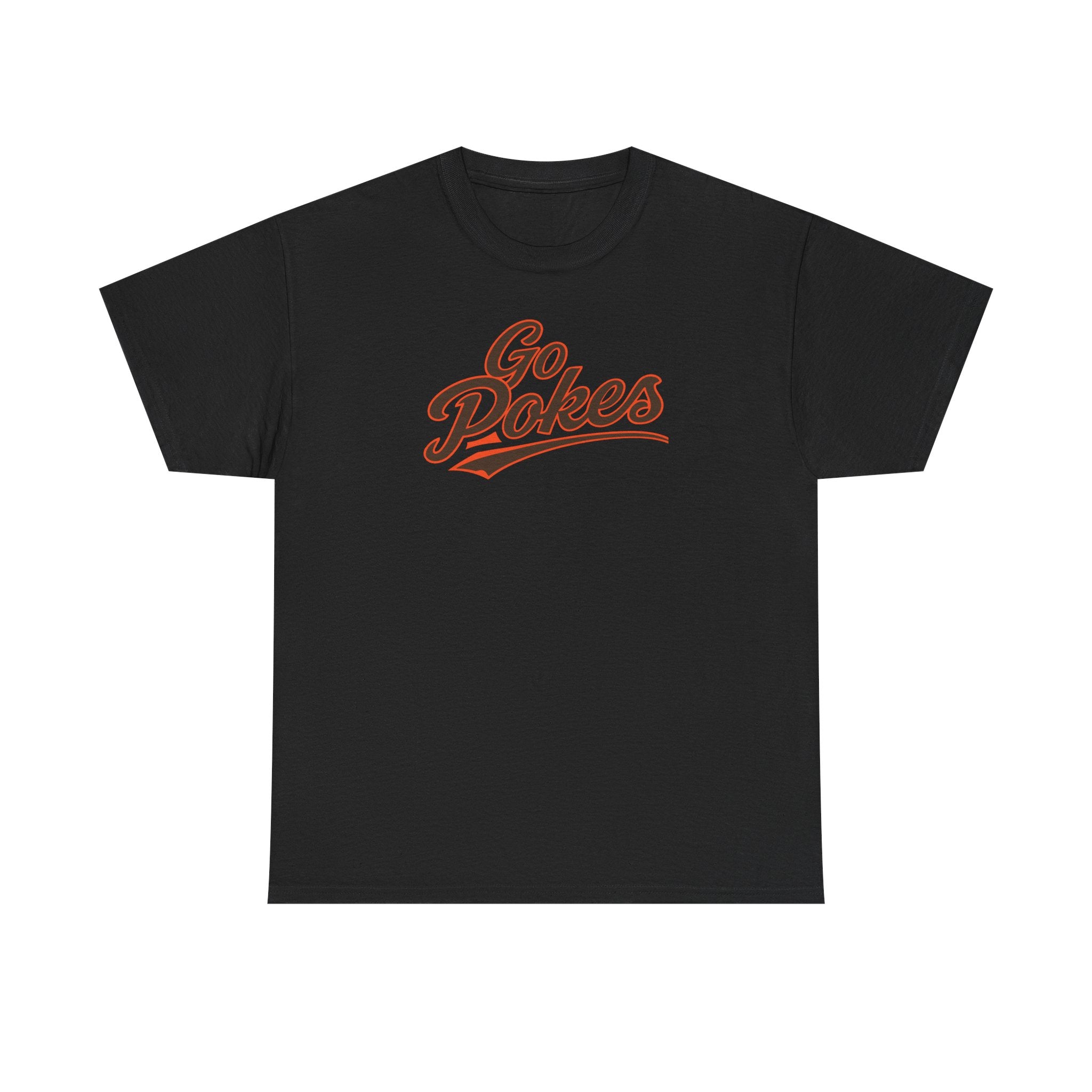 Go Pokes T-Shirt — Retro Script Fan Tee