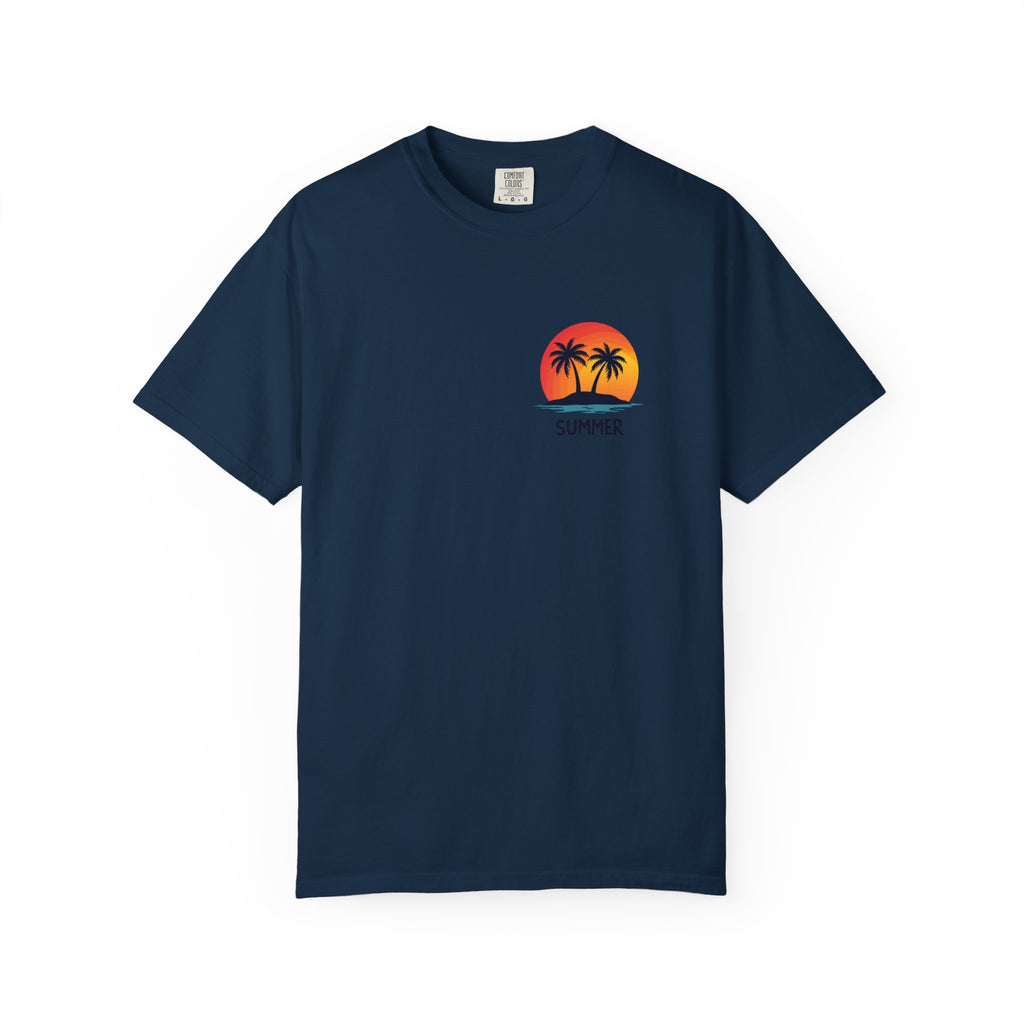 Summer Palm T-Shirt — Sunset Graphic Tee