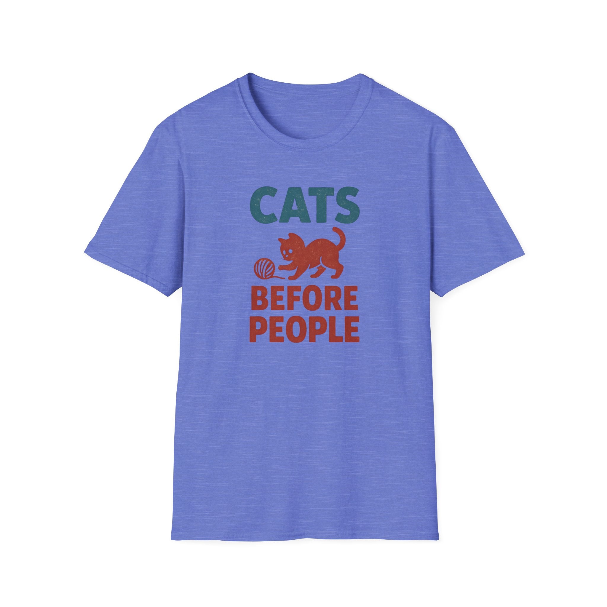 Cats Before People T-Shirt — Funny Retro Cat Lover Tee