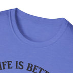 Life Is Better With a Cat T-Shirt — Vintage Tabby Cat Tee for Cat Lovers