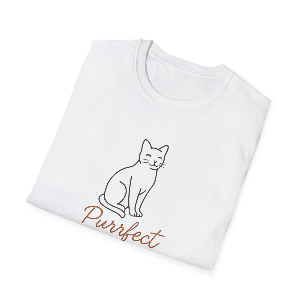 Cat T-Shirt — 'Purrfect Companion' Minimalist Cat Lover Tee