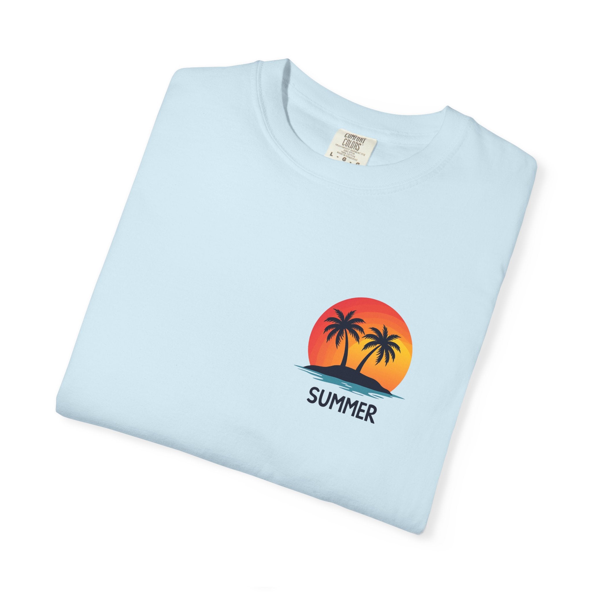 Summer Palm T-Shirt — Sunset Graphic Tee