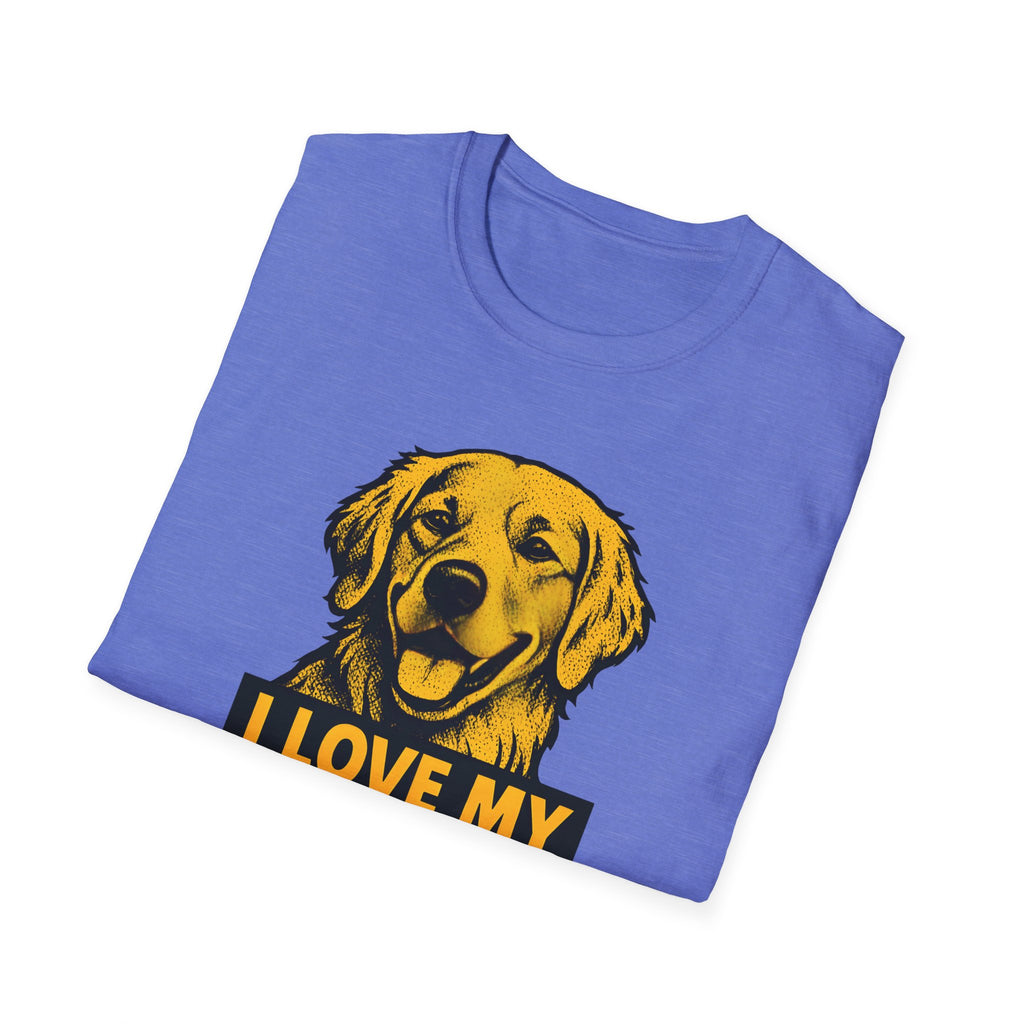 I Love My Golden Retriever T-Shirt — Cute Dog Lover Tee