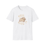 T-Shirt — "Roll With It" Cute Hamster Graphic Tee