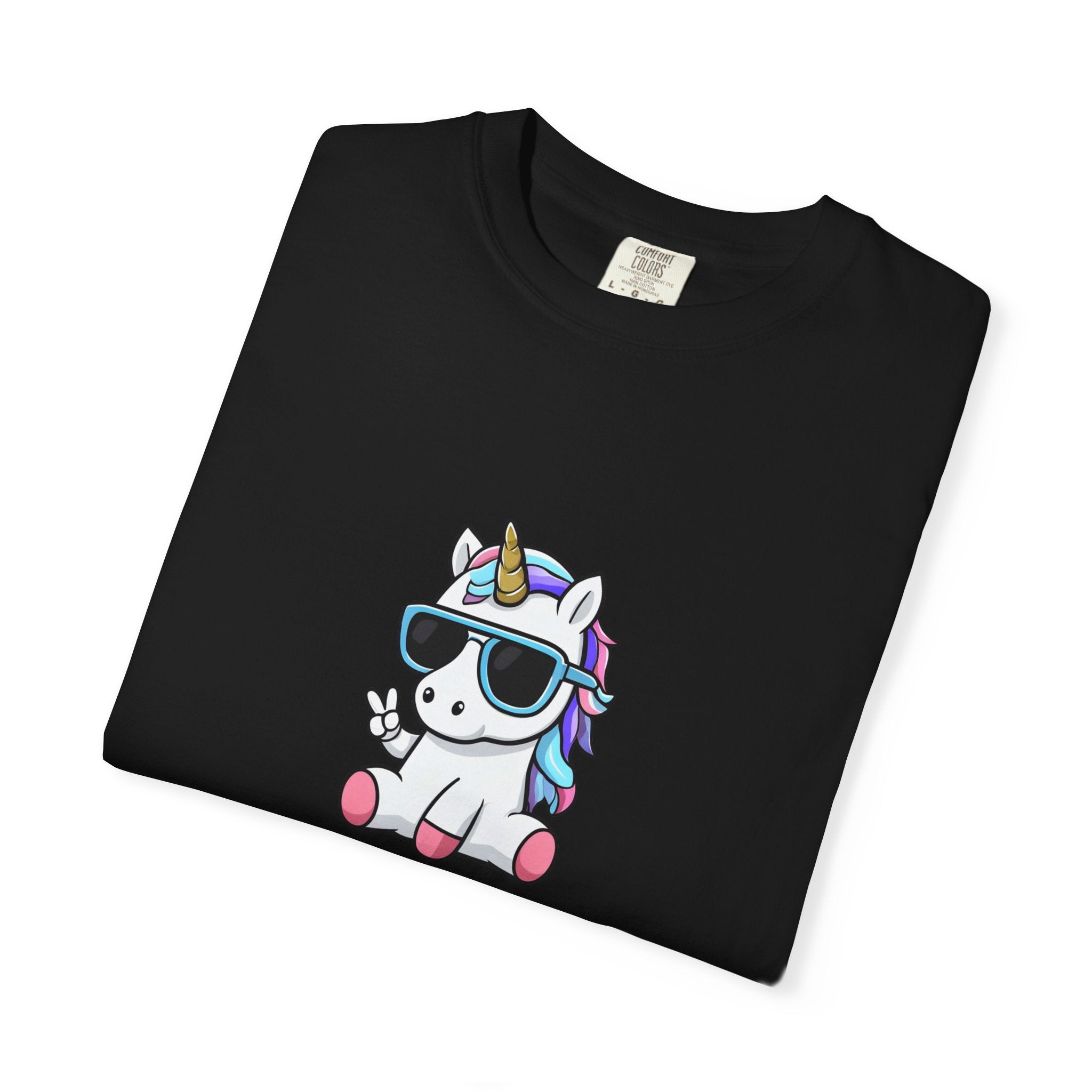 Unicorn Chill T-Shirt — Cute Sunglasses Unicorn Graphic Tee