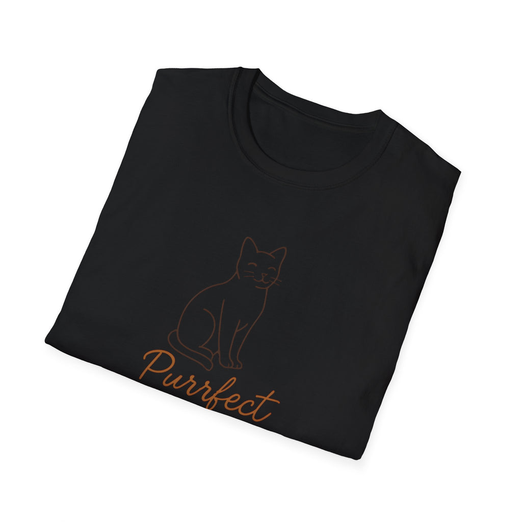 Cat T-Shirt — 'Purrfect Companion' Minimalist Cat Lover Tee