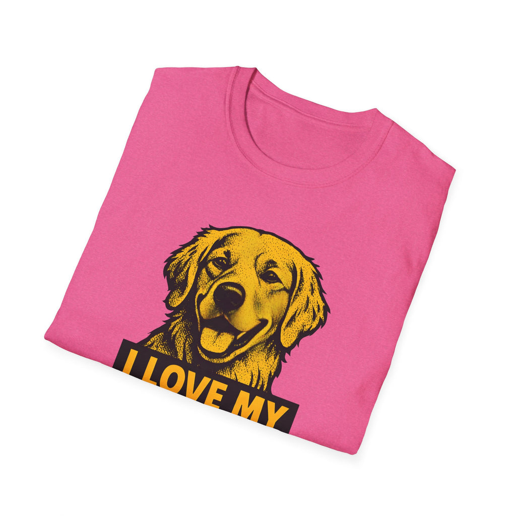I Love My Golden Retriever T-Shirt — Cute Dog Lover Tee