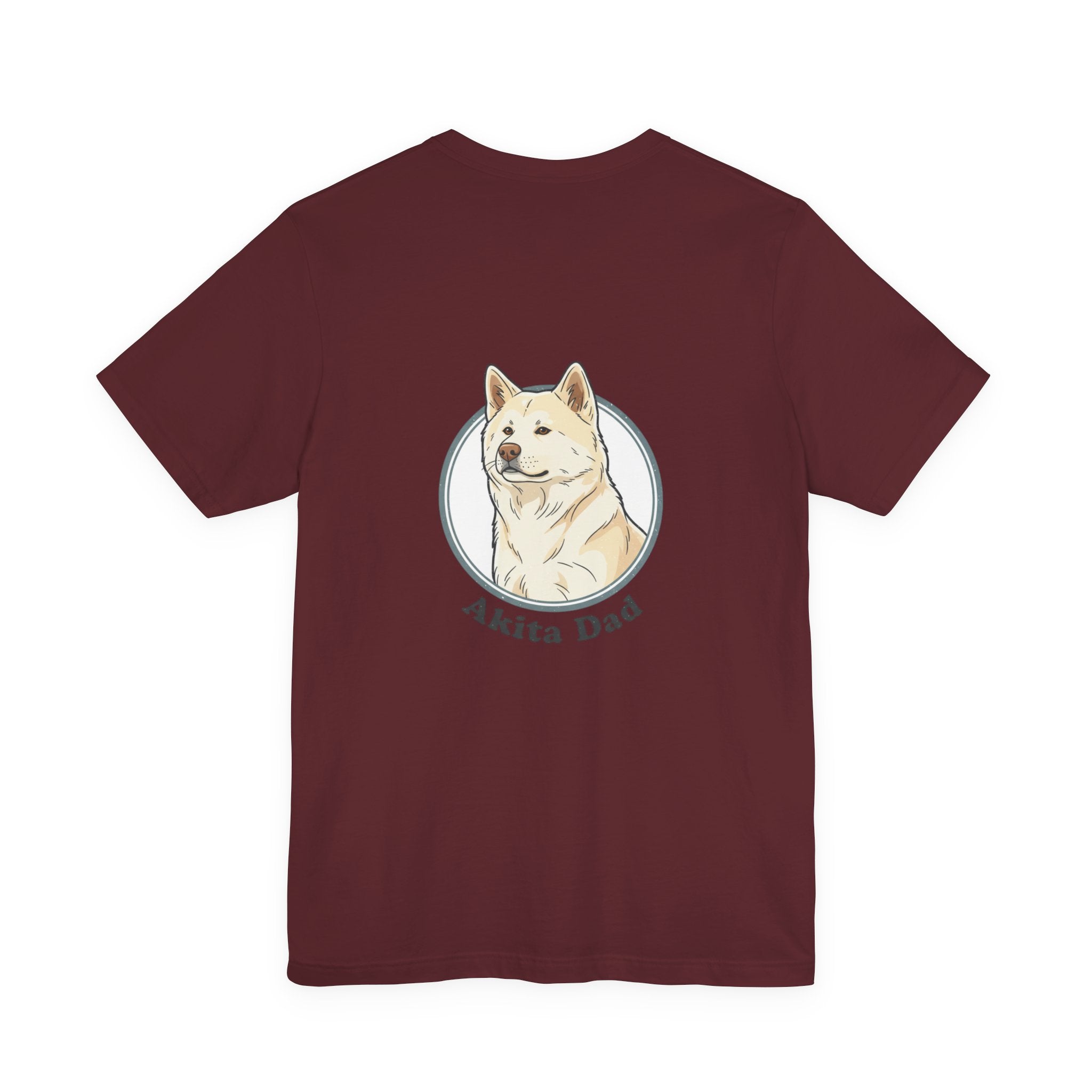 Akita Dad T-Shirt — Cute Akita Dog Graphic Tee for Dog Lovers