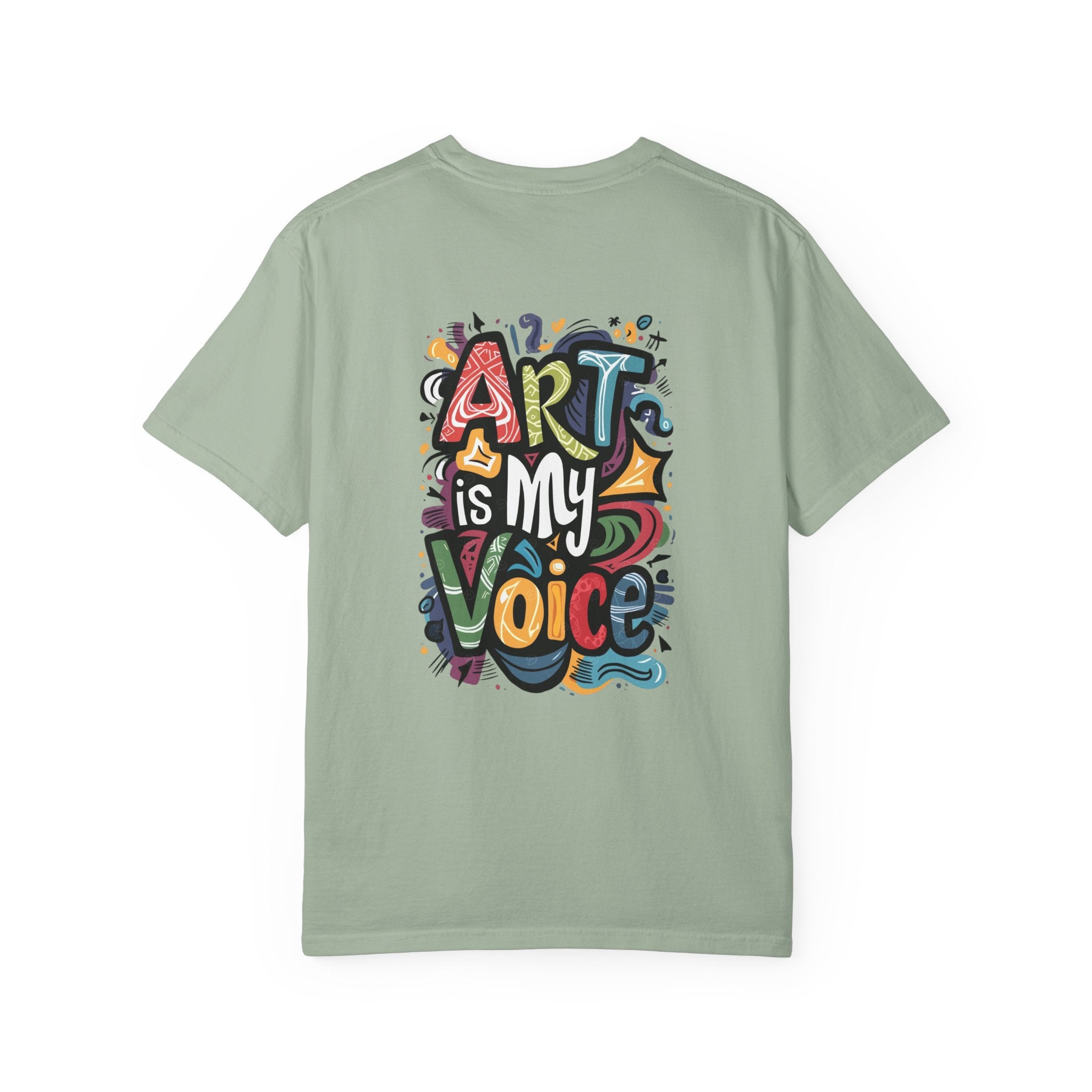 Art Teacher T‑Shirt — "Art is My Voice" Colorful Teacher Shirt