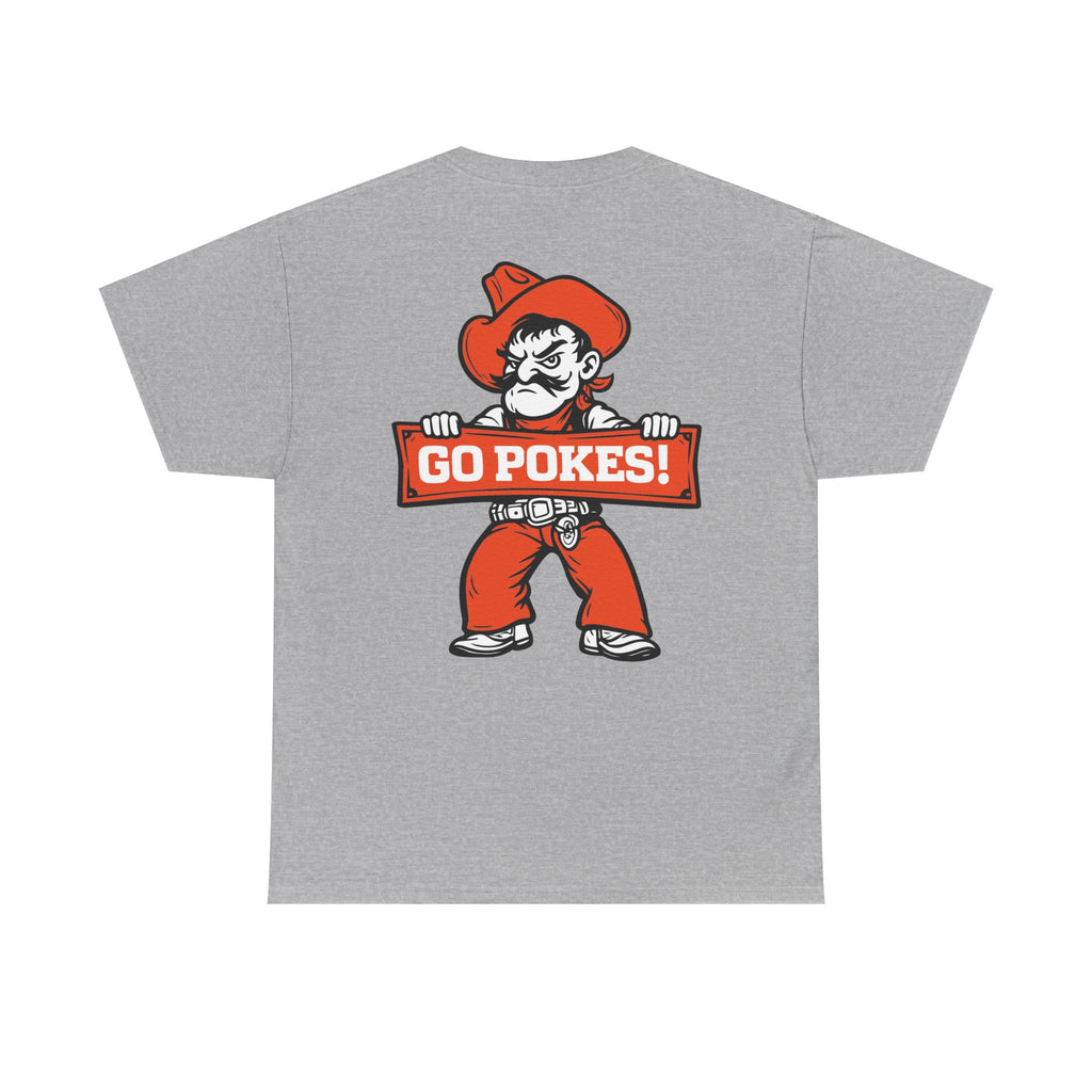 Go Pokes! Cowboy Mascot T-Shirt — Retro 1890 Oklahoma State Fans Tee