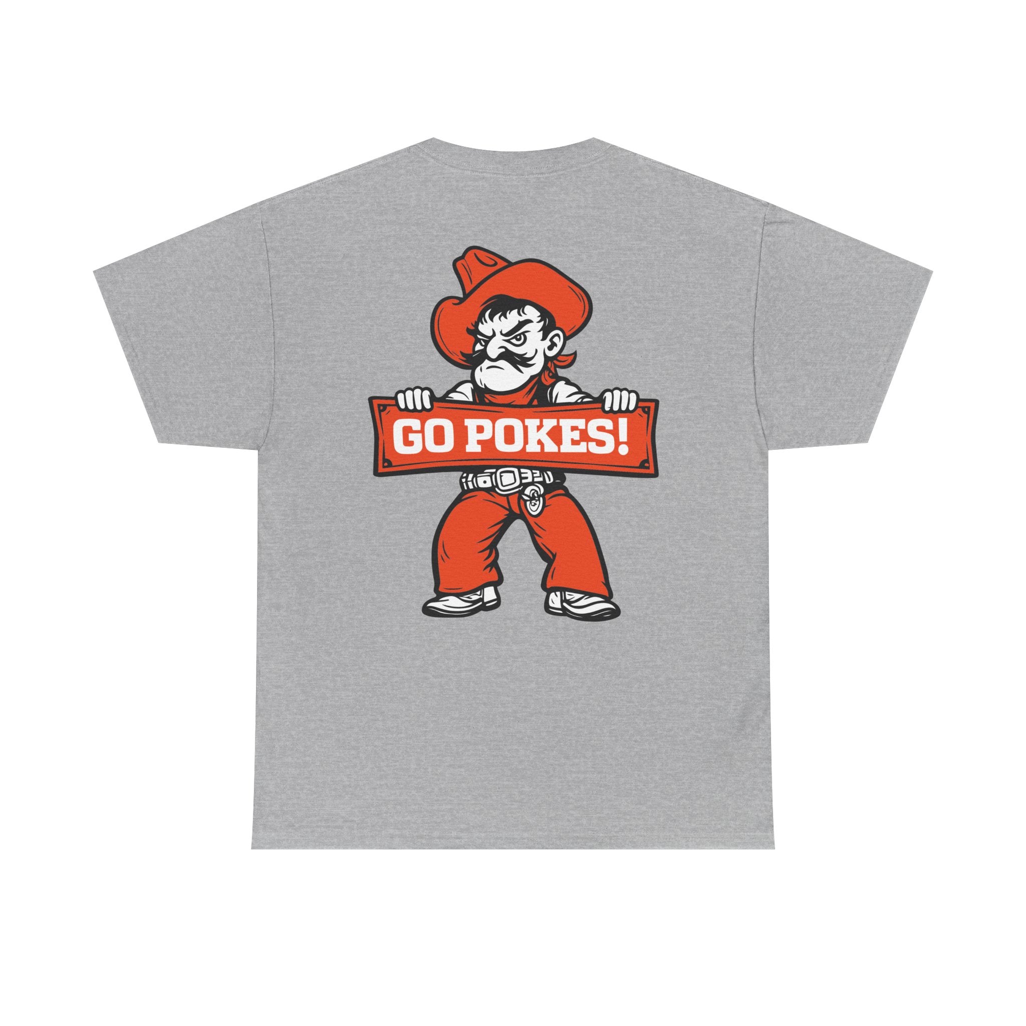 Go Pokes! Cowboy Mascot T-Shirt — Retro 1890 Oklahoma State Fans Tee