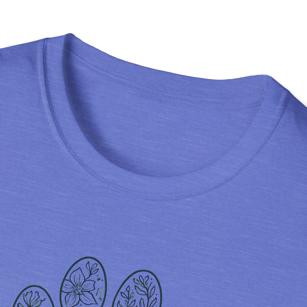 Paw-fect Life T-Shirt — Floral Paw Print Tee for Dog & Cat Lovers
