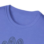 Paw-fect Life T-Shirt — Floral Paw Print Tee for Dog & Cat Lovers