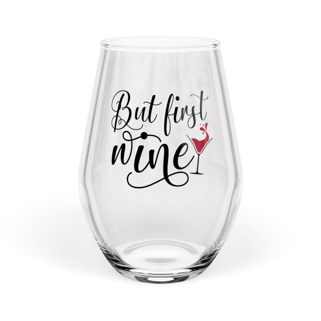 But First Wine Stemless Wine Glass — 11.75oz