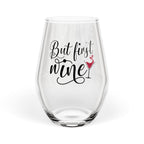 But First Wine Stemless Wine Glass — 11.75oz