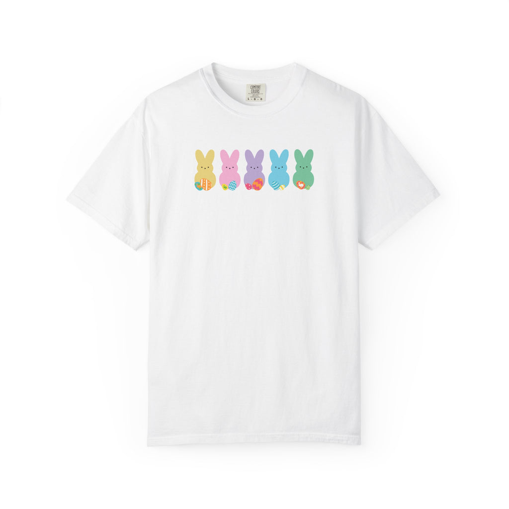 Easter Pastel Bunny Row T-Shirt