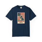 Independence Day T-Shirt – Statue of Liberty American Flag July 4th Graphic Tee