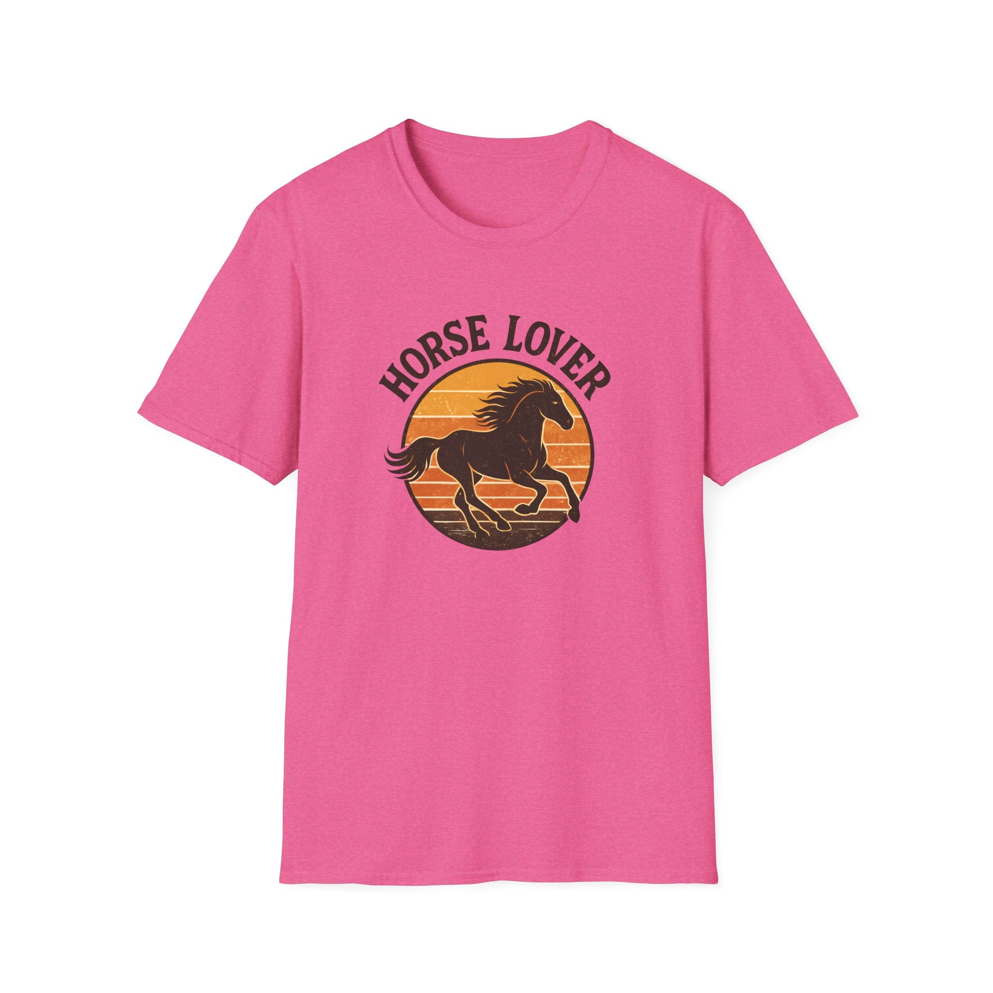 Horse Lover T-Shirt — Running Horse Sunset Graphic Tee