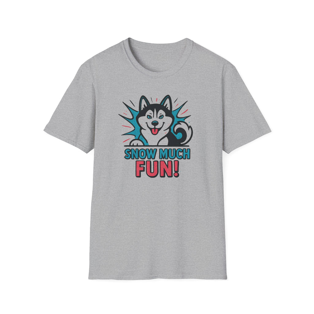 Husky 'Snow Much Fun!' T-Shirt