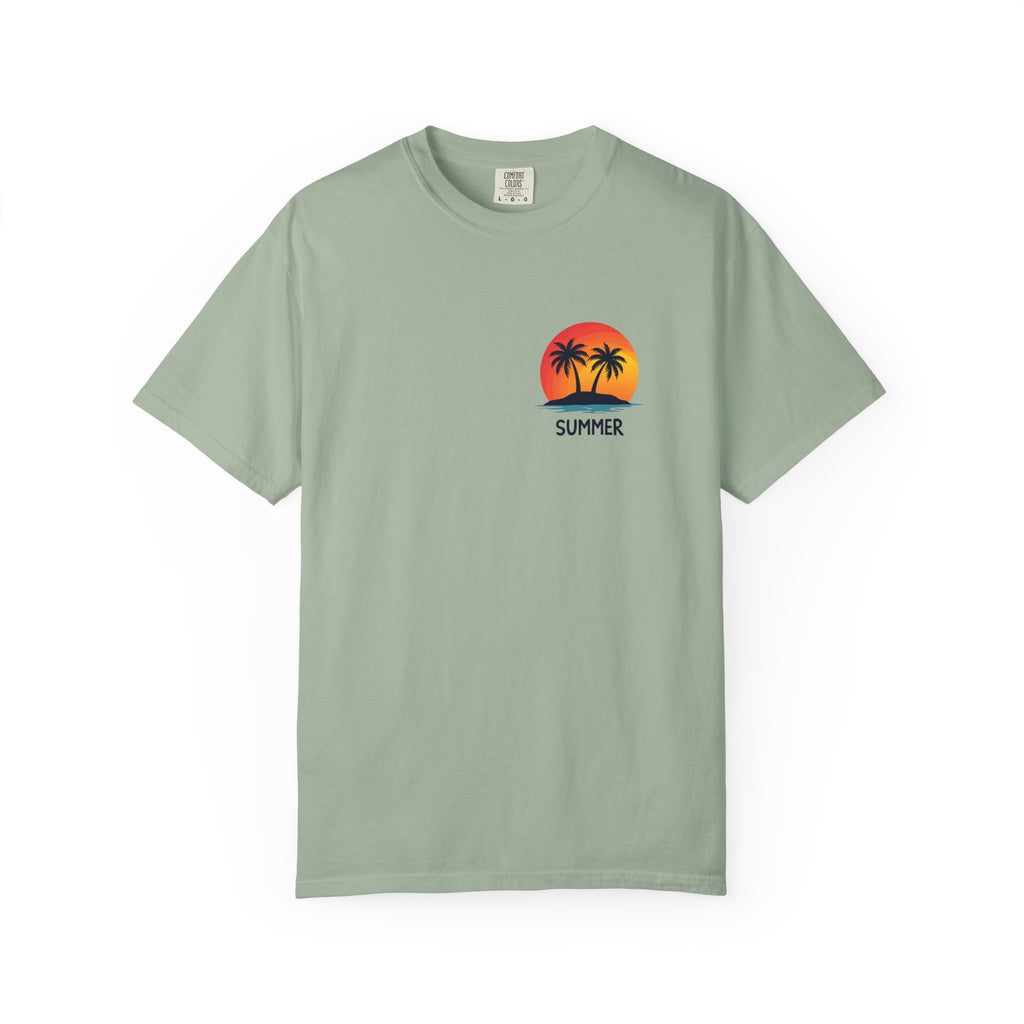 Summer Palm T-Shirt — Sunset Graphic Tee